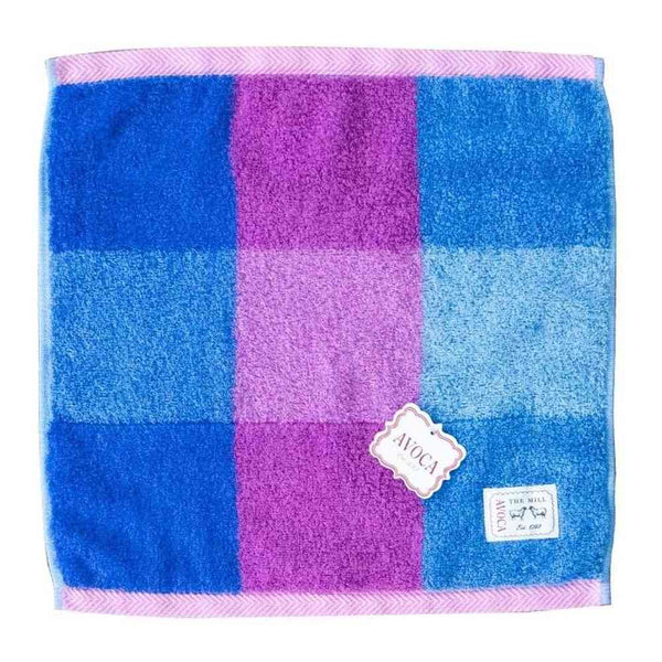 日繊商工 AVOCA ウォッシュタオル タッタ ブルー 1枚