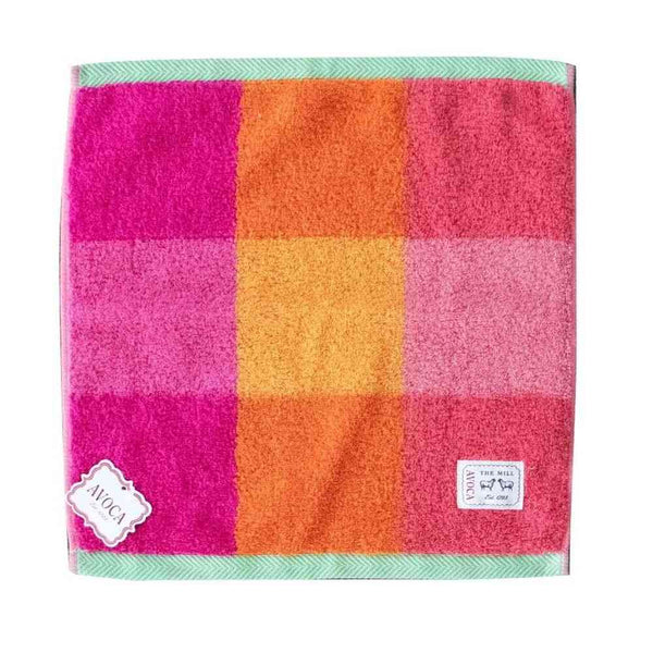 日繊商工 AVOCA ウォッシュタオル タッタ ピンク 1枚