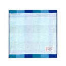 日繊商工 AVOCA タオルチーフ ポメル ブルー 1枚