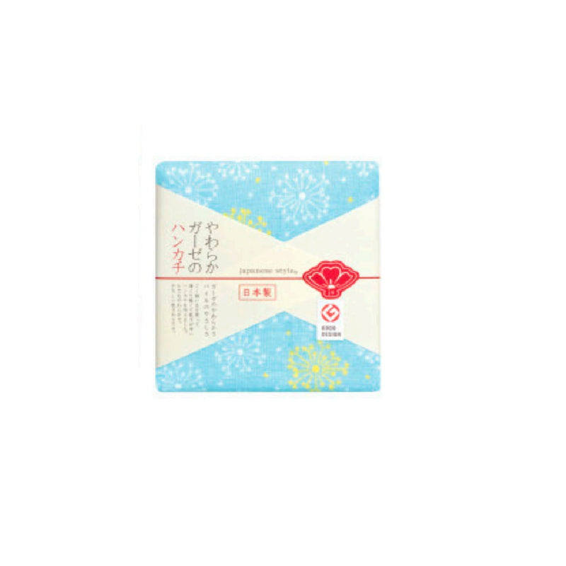 日繊商工 ジャパニーズスタイル ぼたん花火 ハンカチ 1枚