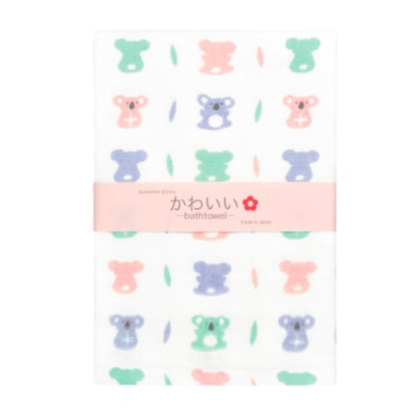 日繊商工 ジャパニーズスタイル ぐーぱーコアラ バスタオル 1枚