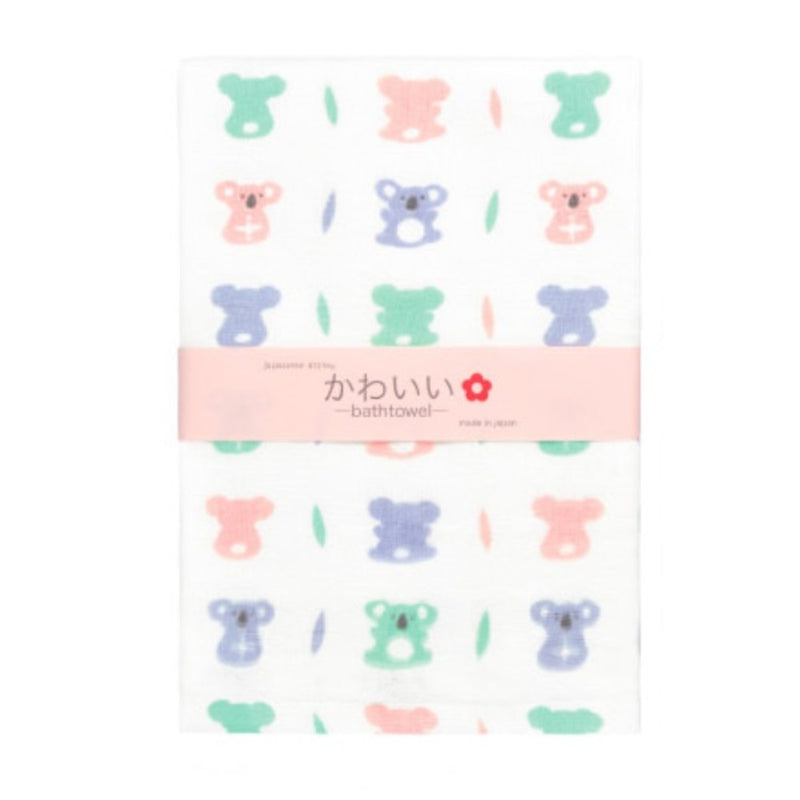 日繊商工 ジャパニーズスタイル ぐーぱーコアラ バスタオル 1枚