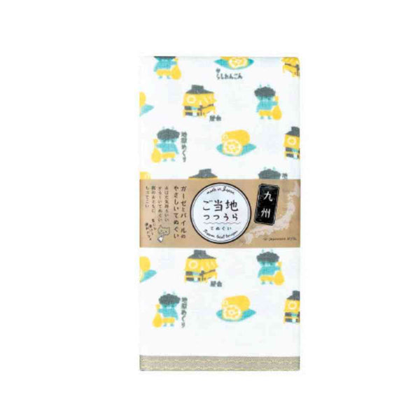 日繊商工 ジャパニーズスタイル ご当地つつうら てぬぐい 九州3 1枚