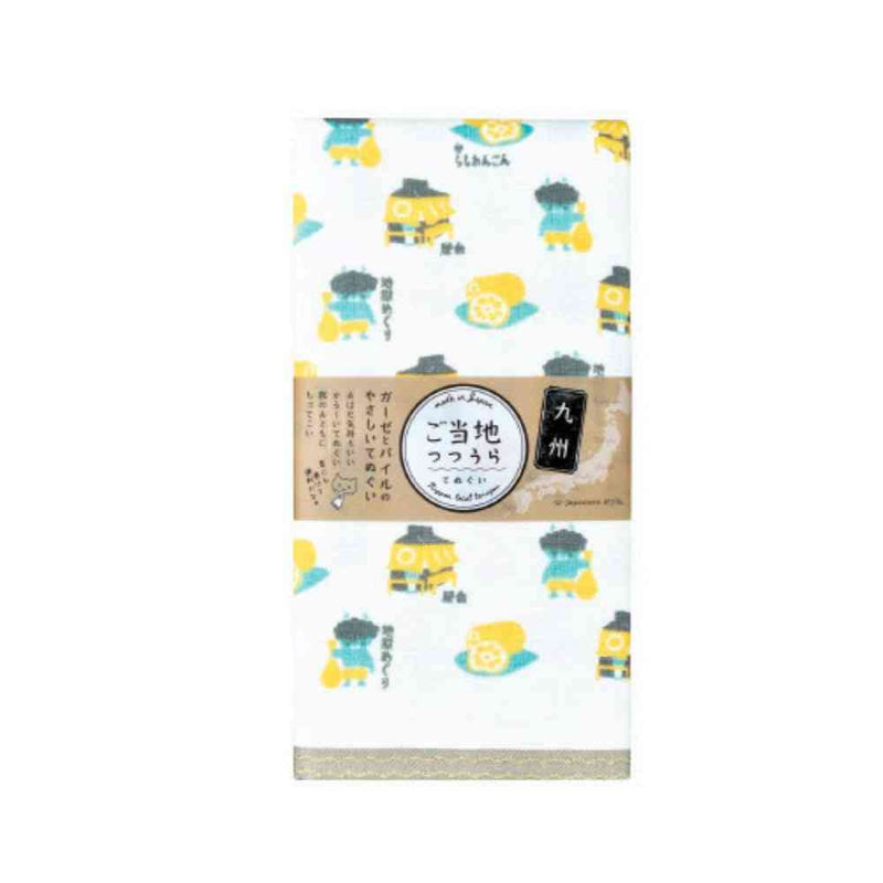 日繊商工 ジャパニーズスタイル ご当地つつうら てぬぐい 九州3 1枚