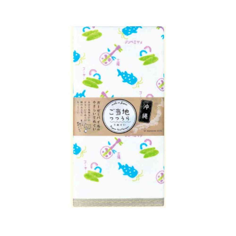 日繊商工 ジャパニーズスタイル ご当地つつうら てぬぐい 沖縄1 1枚