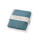 日繊商工 綿雪キューブ バスタオル ブルー 1枚