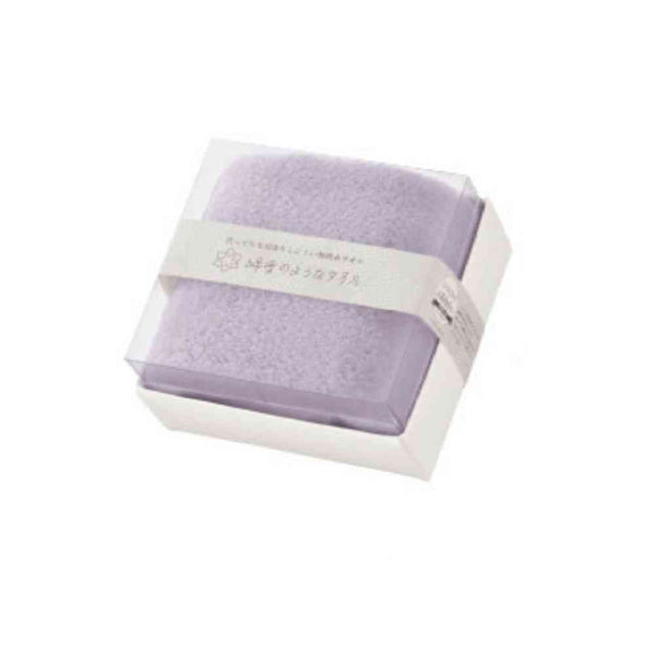 日繊商工 綿雪キューブ バスタオル パープル 1枚
