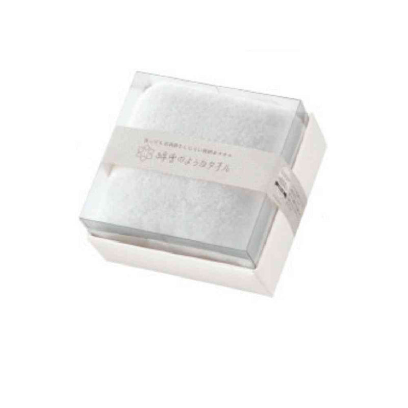 日繊商工 綿雪キューブ バスタオル ホワイト 1枚