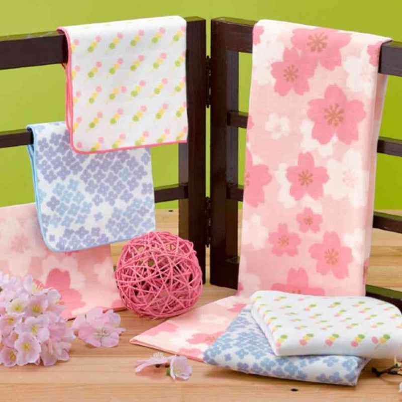 日繊商工 ジャパニーズスタイル 桜ひらく てぬぐい 1枚