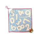 日繊商工 かずくま ワッペン ループ付ウォッシュタオル ブルー 1枚