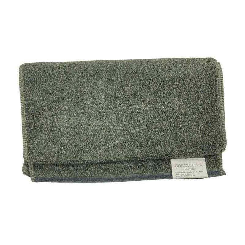 日繊商工 ココチエナ2 フェイスタオル ダークグリーン 1枚