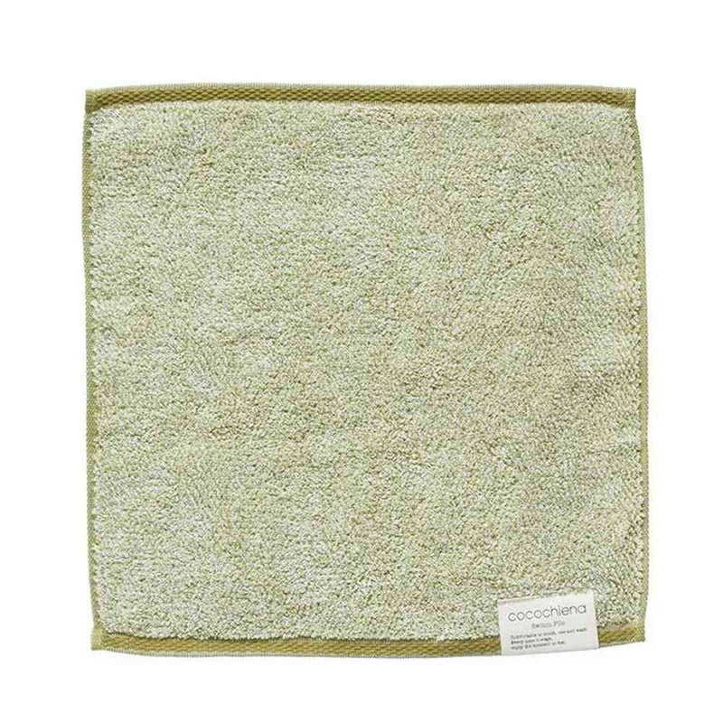 日繊商工 ココチエナ2 ウォッシュタオル グリーン 1枚
