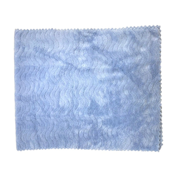 日繊商工 フワモコマルシェ 吸水美神 全身タオル ブルー 1枚