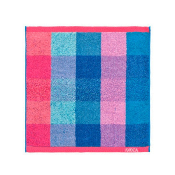 日繊商工 AVOCA スロウ2 タオルチーフ ブルー 1枚