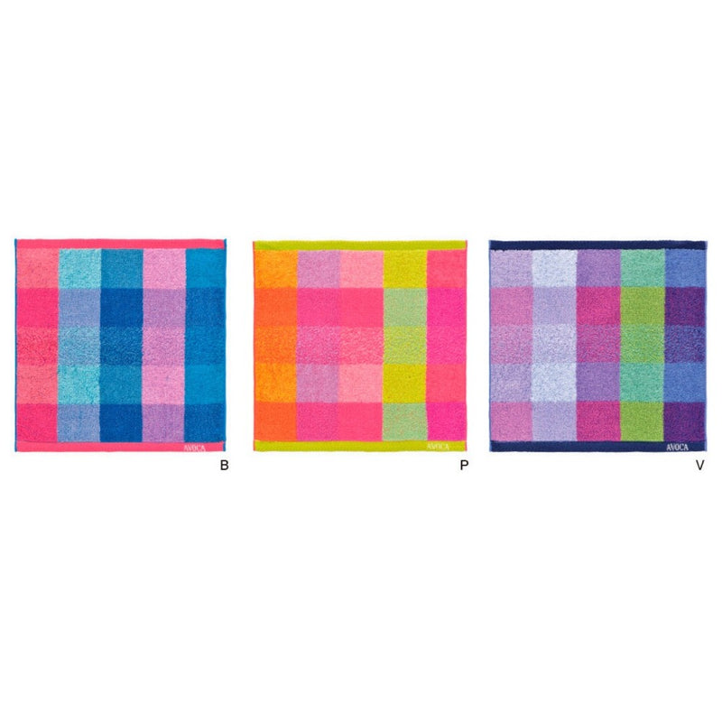 日繊商工 AVOCA スロウ2 タオルチーフ バイオレット 1枚