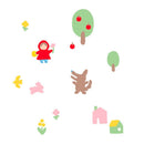 日繊商工 天使のガーゼ おはなしたおる パッケージ入り 赤ずきんちゃん バスタオル 1枚