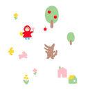 日繊商工 天使のガーゼ おはなしたおる パッケージ入り 赤ずきんちゃん フェイスタオル 1枚