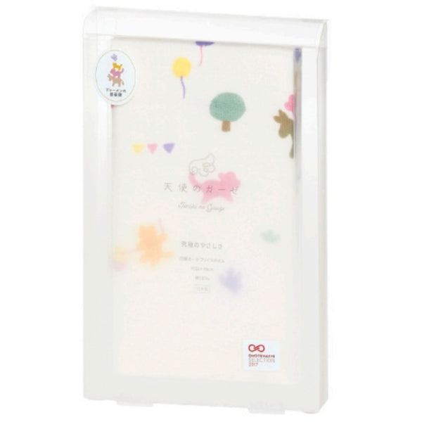 日繊商工 天使のガーゼ おはなしたおる パッケージ入り ブレーメンの音楽隊 フェイスタオル 1枚