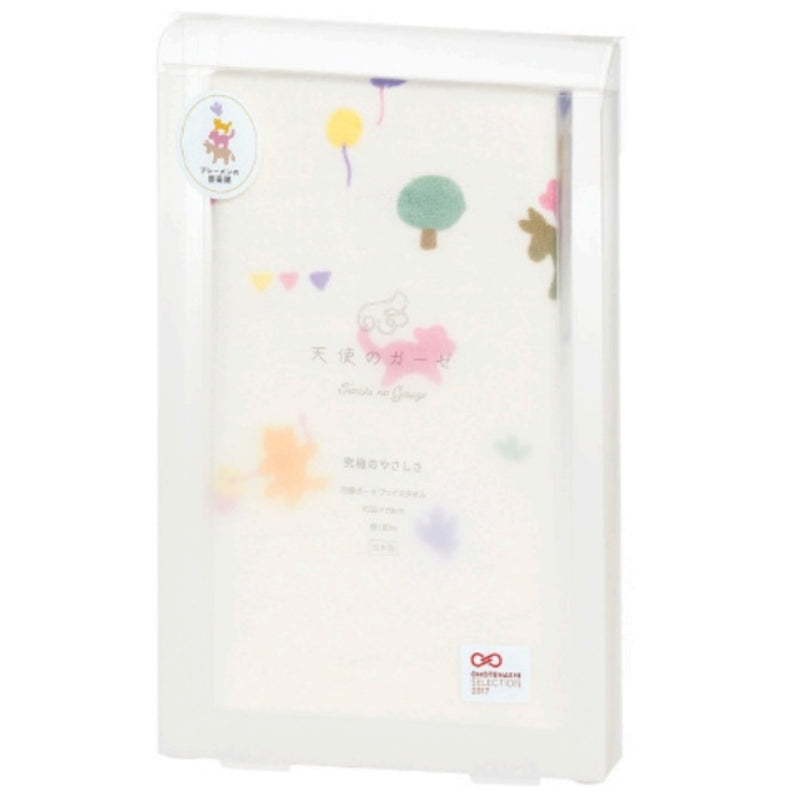 日繊商工 天使のガーゼ おはなしたおる パッケージ入り ブレーメンの音楽隊 フェイスタオル 1枚