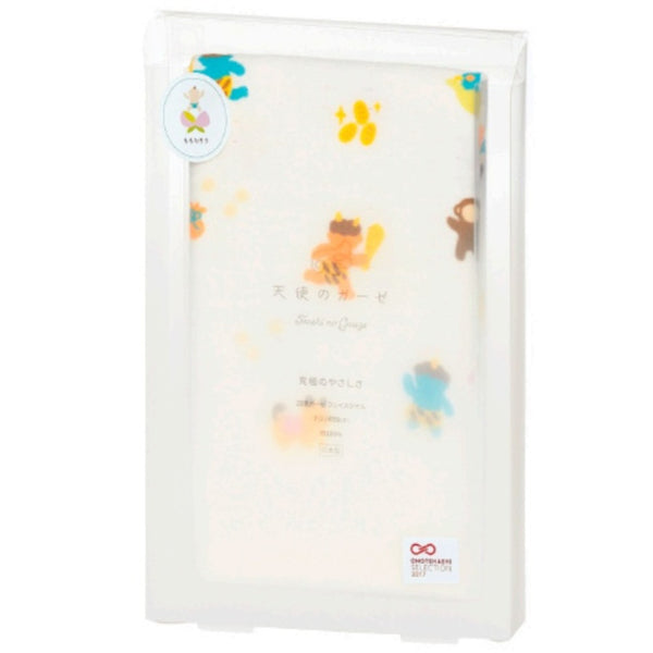 日繊商工 天使のガーゼ おはなしたおる パッケージ入り ももたろう フェイスタオル 1枚