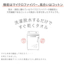 日繊商工 洗濯脱水するだけですぐ乾くタオル2 バスタオル ベージュ 1枚