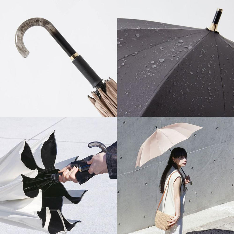 マーナ Shupatto アンブレラ UV 55cm・シェルホワイト S509W