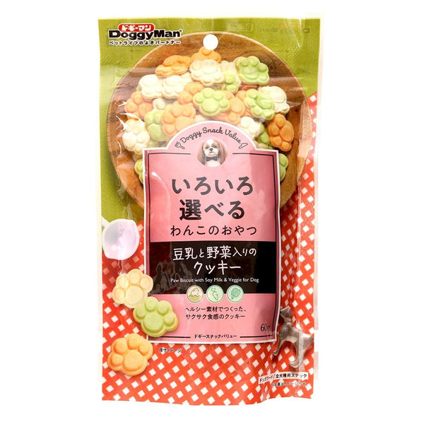 ドギースナックバリュー 豆乳と野菜入りのクッキー ６０ｇ