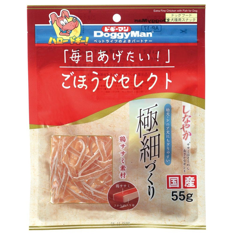 ごほうびセレクト しなやかササミほそーめん おさかなサンド ５５ｇ