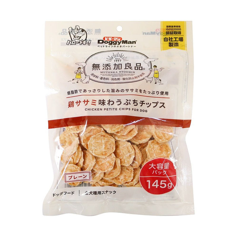 無添加良品 鶏ササミ味わうぷちチップス プレーン １４５ｇ