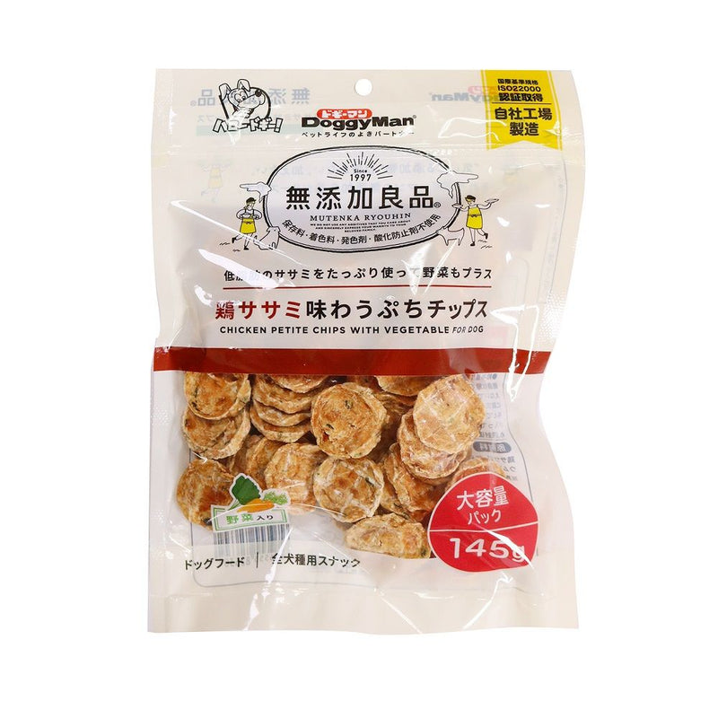 無添加良品 鶏ササミ味わうぷちチップス 野菜入り １４５ｇ