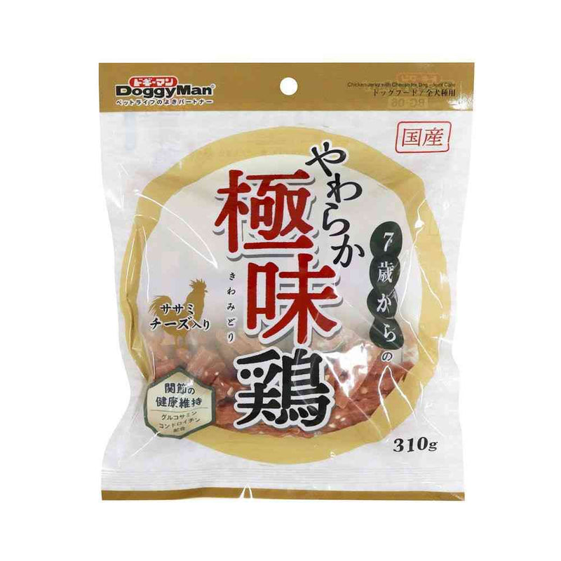 ドギーマン 7歳からのやわらか極味鶏 ササミチーズ入り 310g