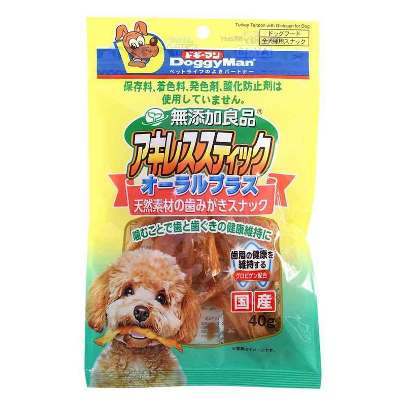 ドギーマン 無添加良品 アキレススティック オーラルプラス 40g