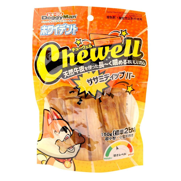 ホワイデント Chewell ササミディップバー １５０ｇ（標準２５本）