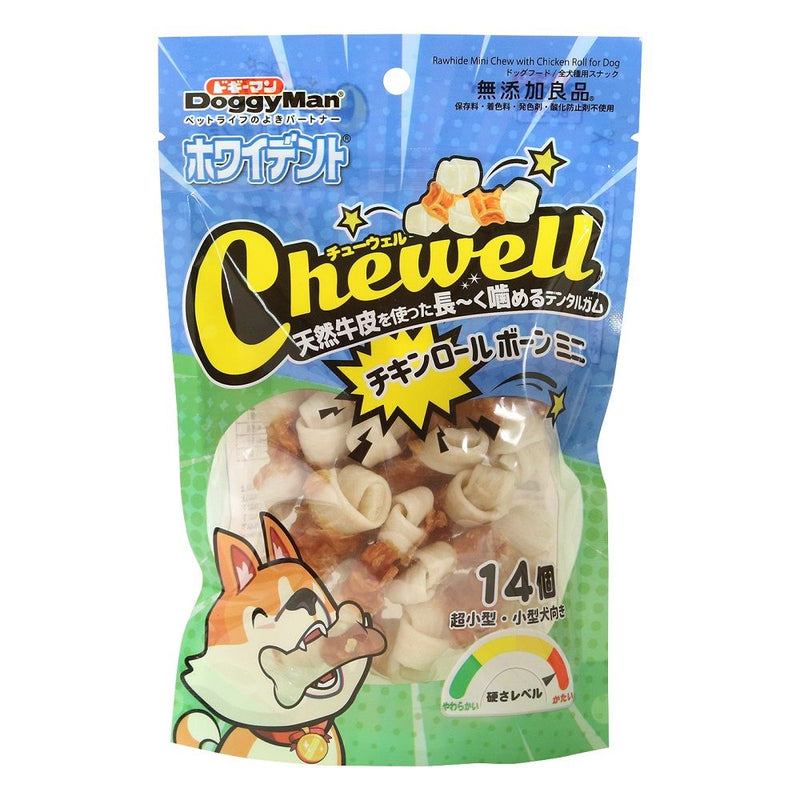 ホワイデント Chewell チキンロールボーンミニ １４個