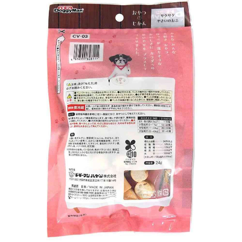 ドギーマン おやつじかん サクサクやさいのおふ 24g