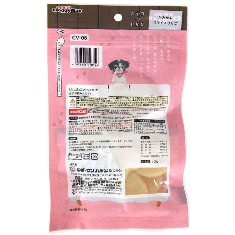 ドギーマン おやつじかん かみかみスライスりんご 90g