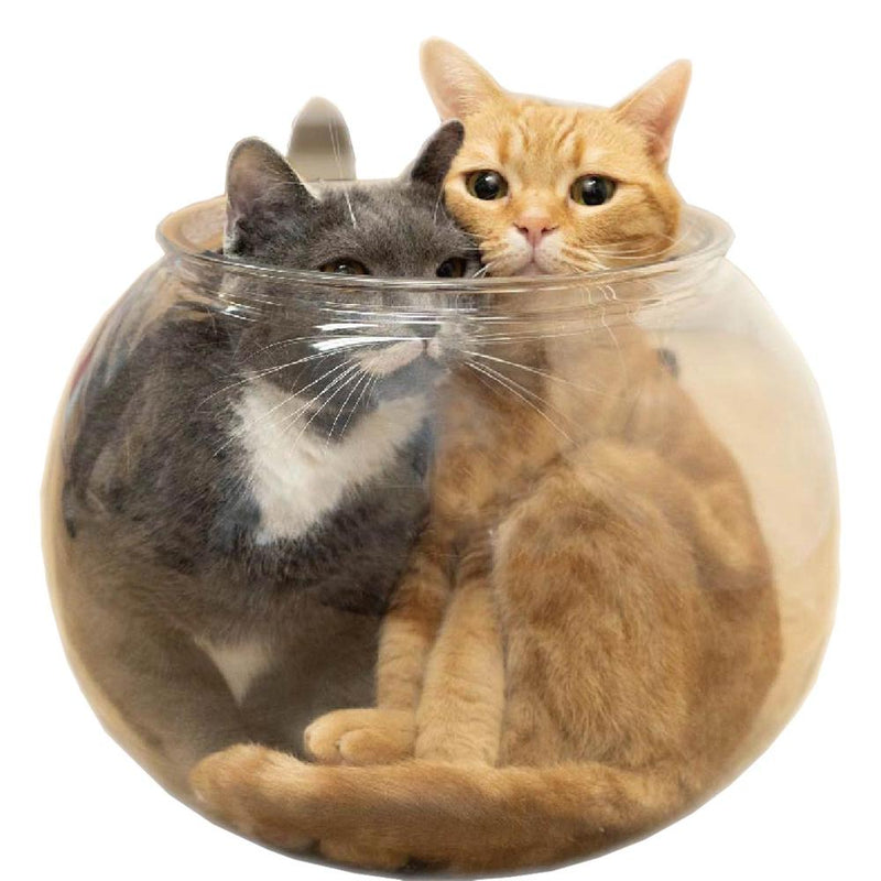 Lサイズのおっきなにゃんこの金魚鉢 メーカー直送▼返品・キャンセル不可【他商品との同時購入不可】