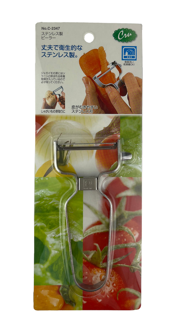 Pearl Metal C2347 Cru Stainless Steel Peeler