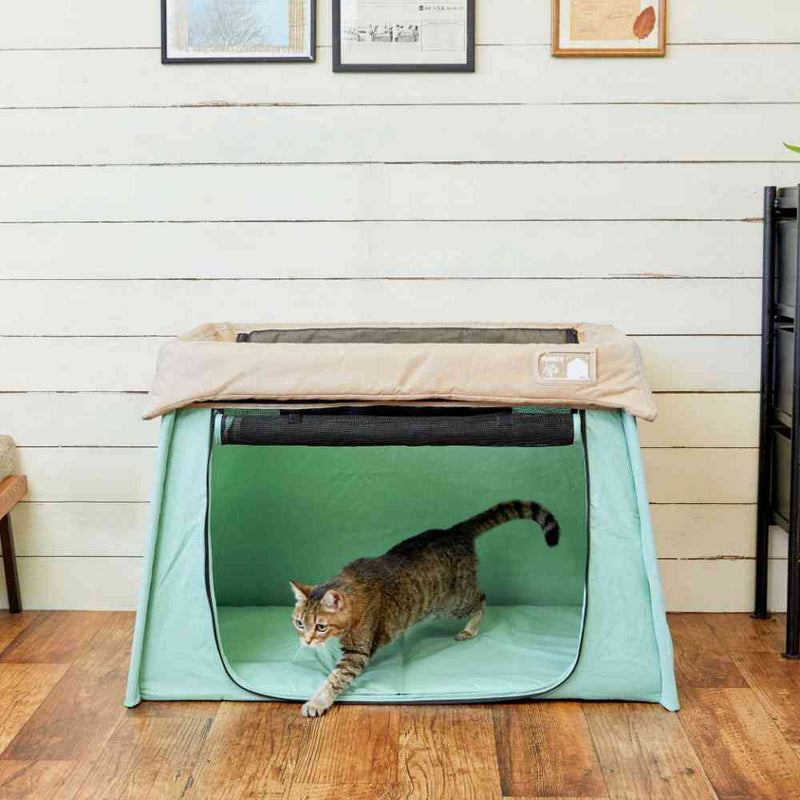 ペットにやさしいソフトワンサークル ミントグリーン メーカー直送 ▼返品・キャンセル不可【他商品との同時購入不可】