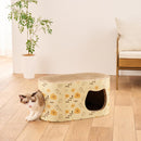 猫のツメトギ かくれんぼ イエローフラワー メーカー直送 ▼返品・キャンセル不可【他商品との同時購入不可】