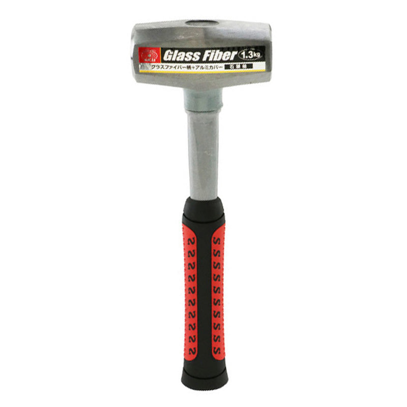 ファイバーグラス柄石頭槌 1.3KG メーカー直送 ▼返品・キャンセル不可【他商品との同時購入不可】