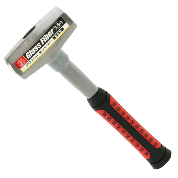 ファイバーグラス柄石頭槌 1.5KG メーカー直送 ▼返品・キャンセル不可【他商品との同時購入不可】