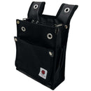 帆布鳶用腰袋2段BS 黒 TSH-2DBS-BK 【直送品】 返品・キャンセル・他商品と同時購入は不可