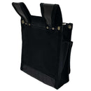 帆布鳶用腰袋2段BS 黒 TSH-2DBS-BK 【直送品】 返品・キャンセル・他商品と同時購入は不可