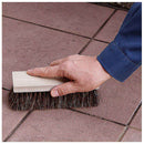 左官ブラシ 本馬毛 柄なし 1丁半柄なし 【直送品】 返品・キャンセル・他商品と同時購入は不可