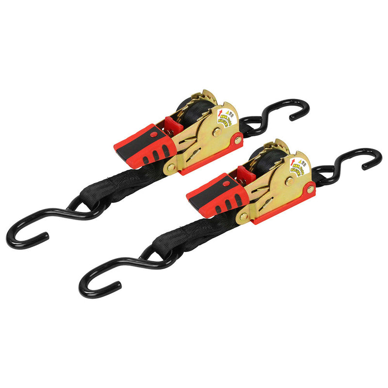 ラチェット式荷締機 自動巻 RTA-25SBL 2pcs メーカー直送 ▼返品・キャンセル不可【他商品との同時購入不可】