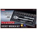 ソケットレンチセット ESR-2430M メーカー直送 ▼返品・キャンセル不可【他商品との同時購入不可】