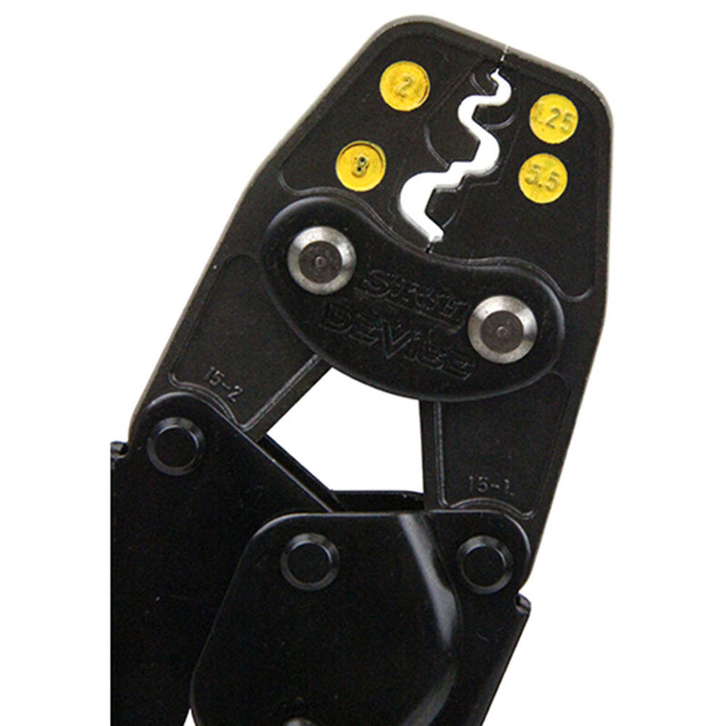 圧着工具 DVC-15A メーカー直送 ▼返品・キャンセル不可【他商品との同時購入不可】