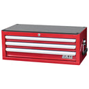 ミドルチェスト(3段引出し) SRC-3030RE メーカー直送 ▼返品・キャンセル不可【他商品との同時購入不可】