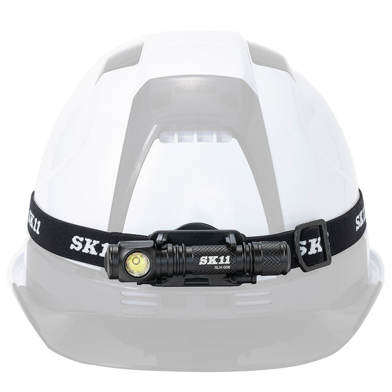 乾電池式LEDヘッドライト SLH-008 メーカー直送 ▼返品・キャンセル不可【他商品との同時購入不可】